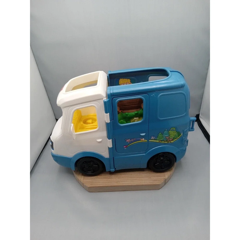 Fisher Price Little People Songs & Sounds Camping Camper Van RV Used FEW BLEMISH